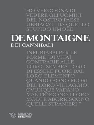 cover image of Dei cannibali